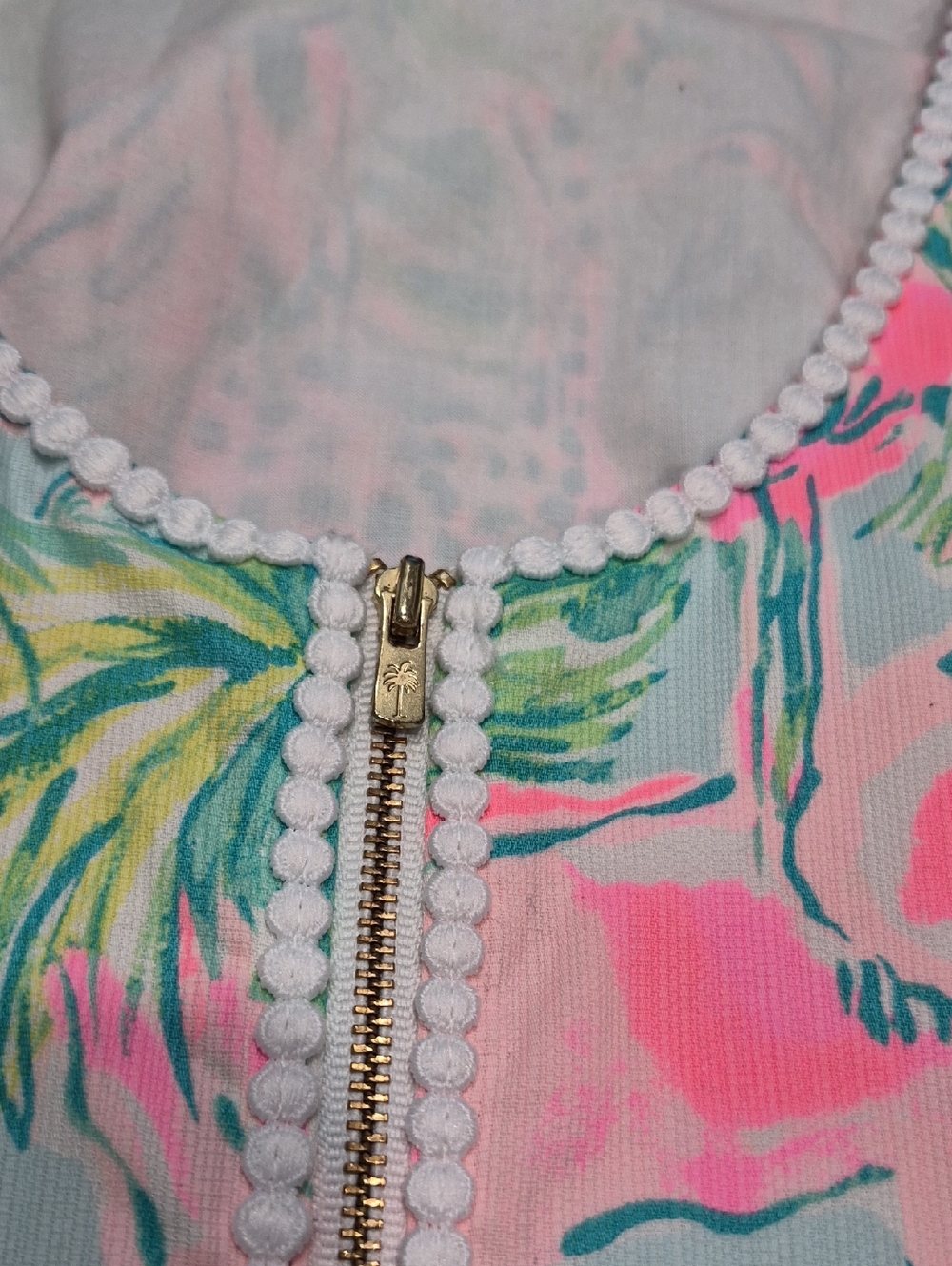 Lilly Pulitzer Mila Shift Dress Seasalt Blue on Parade Size 8 Nwot - Picture 5 of 8